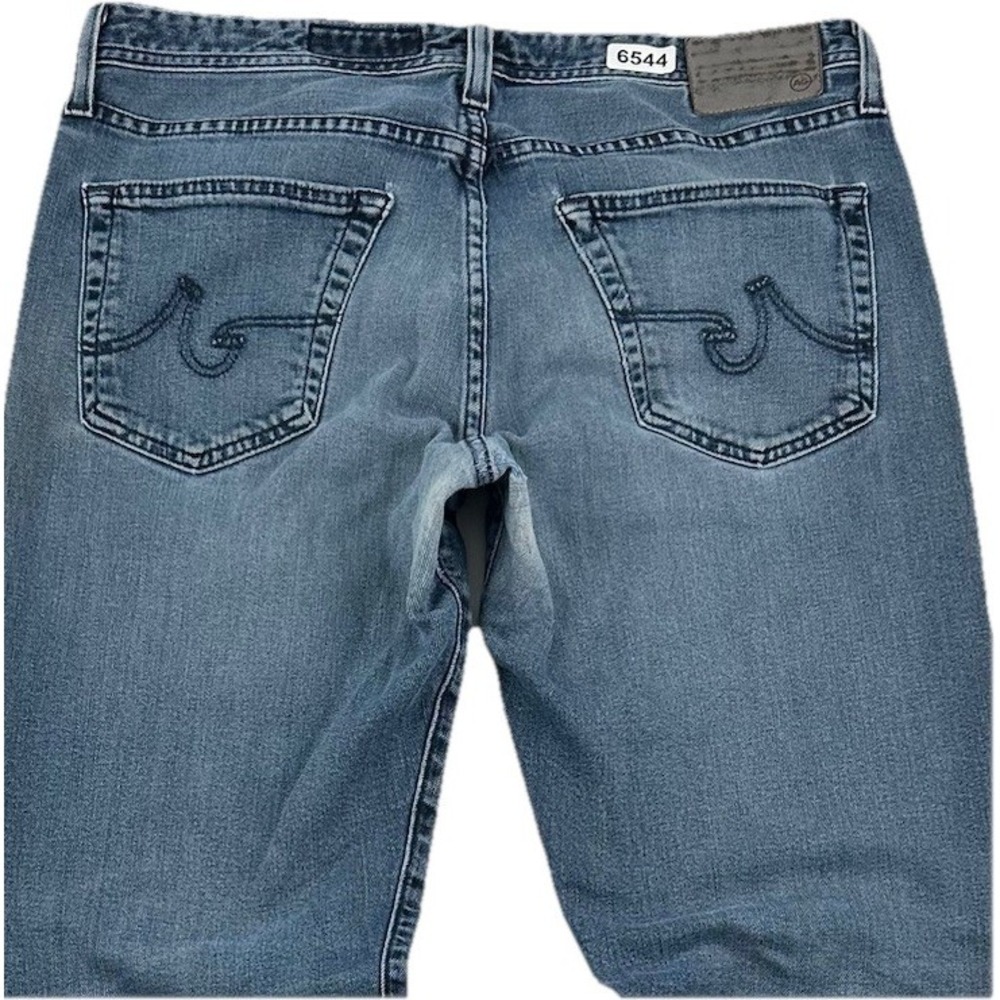 Adriano Goldschmied Graduate Distressed Jeans 34x34 Tailored Blue Repairs USA